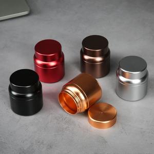 Contenitore da tè in lega di alluminio RTS con collo affusolato piccolo portatile da viaggio Mini contenitore in metallo contenitore da tè in metallo - Product Image 1