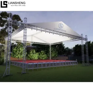 2024 Hot Sale Outdoor Podium Truss Systeem Aluminium Truss Met Hefsysteem Eenvoudig Te Monteren Evenement Podium