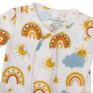 Oem Odm <span class=keywords><strong>Baby</strong></span> Bamboe Kleding <span class=keywords><strong>Baby</strong></span> Jumpsuit Slapers Kids Pyjama <span class=keywords><strong>Baby</strong></span> Eendelig Nachtkleding Kleding Custom Peuter <span class=keywords><strong>Baby</strong></span> Romper - Product Image 4