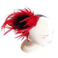 Bando Hias Bulu Ramah Lingkungan Steril untuk Wanita, Hiasan Kepala Pengantin, Pesta Koktail, Pesta Teh, Topi Gaun, Derby, Gatsby, Aksesoris Rambut