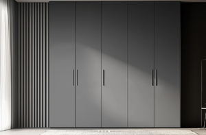 Armoire de chambre à coucher de villa moderne personnalisable, écologique, gain de place, grande capacité, armoires de rangement modulaires pour vêtements - Product Image 3