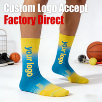Chaussettes de compression de basketball pour jeunes Elite, épaisseur standard, lettres personnalisées, entraînement en extérieur, résistantes à l'usure, tricotées, absorption des chocs