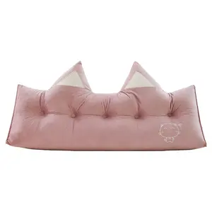 2023 Neues Modell Bett kissen Große Rückenlehne kann zerlegt und gewaschen werden Tatami Sofa Big Back Schlafzimmer Anti-Kollisions-Bett kissen