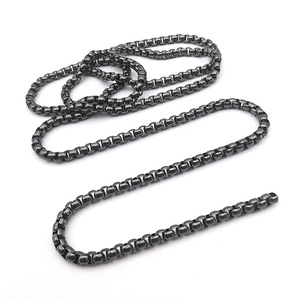 Collier à chaîne géométrique unisexe, bijoux Hip Hop pour hommes et femmes, accessoire cadeau - Product Image 1