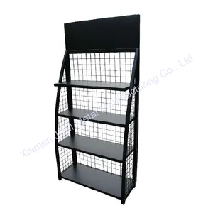 Customize Super Market Shelves Iron Fujian Canned Food For Pets cats Promotion Rack