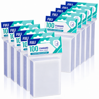 Lot de 100 protège-cartes premium pour cartes de sport, baseball, jeux et TCG, 65x90mm, type Penny