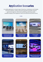 Controladores de Video Wall 4 en 16 Salidas, Conmutador de Matriz HD-MI de 4-16 Entradas para Procesadores de Video Wall LCD 3x5 4x4 en Pantallas Comerciales Grandes