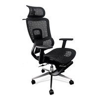 Chaise de bureau ergonomique avec accoudoirs réglables 5D, soutien lombaire, dossier haut en maille respirante, chaise d'ordinateur pour la maison et le bureau