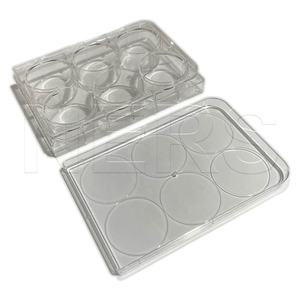 Outils d'expérimentation scolaire biologique NERS Plaque de réaction en plastique rectangulaire transparente avec 6 puits - Product Image 5