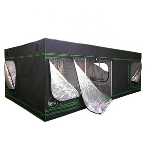 Grande culture hydroponique intérieure personnalisée pour tente de culture 600x300x200cm 99% tissu réfléchissant métal durable salle de culture facilement assemblée - Product Image 4