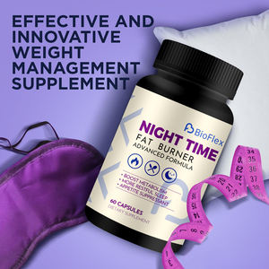 Natürliche Schlankheitspillen mit Extrakt aus Weißen Kidneybohnen und Grünen Kaffeebohnen, Nächtliche Fatburner-Kapseln zur Gewichtsreduktion - Product Image 2