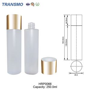 Bouteilles vides pour soins de la peau, flacon d'eau d'essence blanc, tubes en plastique de luxe avec bouchon - Product Image 2