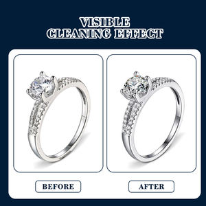 Fast Cleaning 236ml <strong>Silver</strong> <strong>Dip</strong> <strong>Cleaner</strong>, Black 8 Oz Tarnish Remover <strong>Silver</strong> Jewelry <strong>Cleaner</strong> with Polishing Cloth - Product Image 5