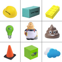 Balles anti-stress en mousse PU personnalisées avec logo OEM, couleur personnalisée, 10x10x10cm, cadeaux promotionnels en gros pour les magasins de peinture, pour les enfants de 5 à 7 ans