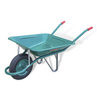 Español C1/650 Verde Entrega Rápida Bandeja de Metal Carretilla Rueda Neumática Desmontado Lg Carretilla Ventas