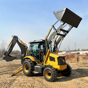 Miễn phí vận chuyển Euro 5 EPA <span class=keywords><strong>backhoe</strong></span> loader <span class=keywords><strong>backhoe</strong></span> bánh xe tải chất lượng cao với xô - Product Image 1