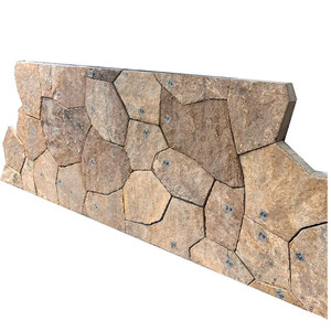 <b>Stone</b> Wall Paving <b>Stone</b> Yellow Rustic Garden <b>Landscape</b> Retaining Wall Natural <b>Stone</b> Masonry - Product Image 1