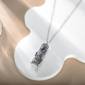 Vlinder/Kolibrie Lelie Urn Ketting Voor As Cilinder Container Crematie Kettingen Hanger Herdenking Ketting Sieraden - Product Image 4