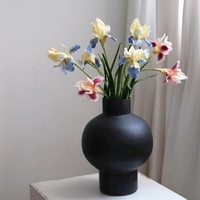 Fleurs artificielles Fleur-de-lis et Iris en PU 3D de haute qualité, effet toucher réel, pour la décoration intérieure et les mariages, vente en gros