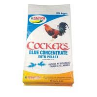 10kg 25kg 50kg sacs d'alimentation pour animaux de volaille sac tissé en PP laminé Bopp pour bétail de poulet