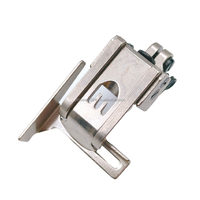 Nouveau pied presseur surjeteur industriel en acier à 3 aiguilles et 5 fils, avec guide de bord droit réglable pour ourlets double couche 5,6 mm