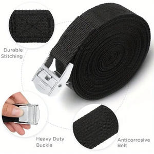 Sangle d'arrimage en nylon Wantu 25 mm avec boucle à cliquet en alliage de zinc pour le regroupement de marchandises - Product Image 2