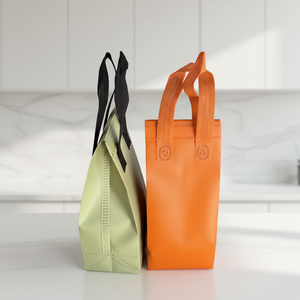 Vlies-Aluminiumfolien-Kühltasche Kleine kalte und heiße Getränke Kaffee-Lebensmittel lieferung Einweg-Wärme isolierte Taschen zum Mitnehmen - Product Image 3