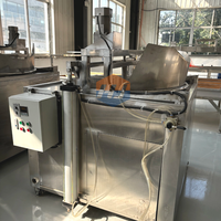 Friteuse industrielle continue Trancheuse de plantain Friteuse électrique Friteuse à vapeur de tofu pour machines de traitement des haricots