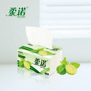 Rounuo OEM weiche pack gesichts tissue, 100% holz zellstoff, 2 lagen - Product Image 3
