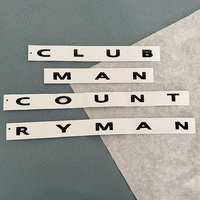 Lettres de voiture 3D en ABS noir brillant, logo CLUBMAN, emblème pour coffre arrière, autocollants pour COUNTERYMAN COOPER S D JCW, autocollants pour carrosserie de voiture