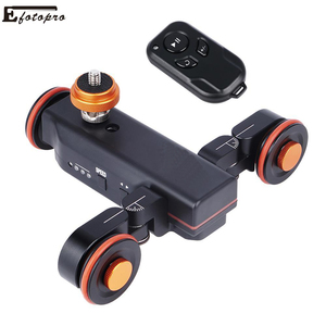 Toàn Bộ Bán 3-Bánh Xe Cơ Giới Autodolly Video Xe Trượt Với Từ Xa Rechargeablethree Tốc Độ Điều Chỉnh Cho GoPro iPhone <span class=keywords><strong>DSLR</strong></span> - Product Image 6