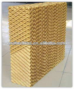 Hochwertige Wüsten verdunstung für Milchvieh betriebe Hühner häuser mit Aluminium legierung rahmen Edelstahl-Kühl kissen - Product Image 5