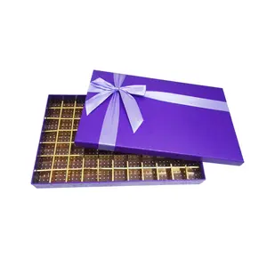 Design di lusso Su Misura Vuoto Forma di Fantasia di Carta Personalizzato di Imballaggio Della Caramella Tartufo Imballaggio Contenitore di Regalo del Cioccolato