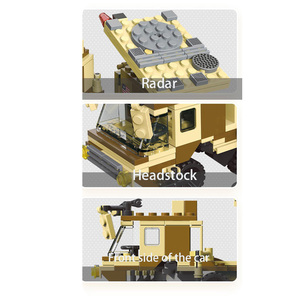 Jie Star JJ23101 assemblaggio personalizzato serie militare modello di blocco da costruzione per bambini giocattolo educativo in plastica - Product Image 5