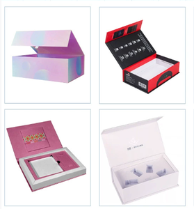<span class=keywords><strong>กล่อง</strong></span>ของขวัญเครื่องประดับแบบกระจกทำจากกระดาษแข็งอย่างดี พร้อมฝาปิดแม่เหล็ก พกพาสะดวกและนำกลับมาใช้ใหม่ได้ สำหรับสร้อยคอ แหวน ยาทาเล็บ - Product Image 2