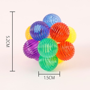 Vente en gros de jouets anti-stress pour adultes, balles sensorielles pour enfants, jouets pour soulager le stress, balles pour exercices des mains, cadeaux pour l'autisme - Product Image 2