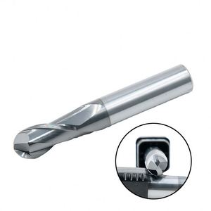 Fresa de extremo esférico de 6 mm OEM/ODM, 2 filos, recubierta de AlTiN, brocas de fabricante - Product Image 4