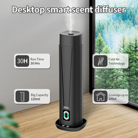 Diffuseur d'huile d'arôme électrique de luxe, huile essentielle, parfum, contrôle par application, couverture supérieure magnétique