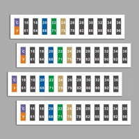 Étiquette de température pour vêtements 16 ℃ -36 ℃   Autocollants thermochromes LCD pour vêtements, thermomètre pour accessoires vestimentaires