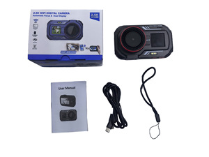 Gute XJ400 2.5K wiederaufladbare Digitalkamera mit 16-fachem Zoom, Vintage-CCD, für Podcasting, klare Videoaufnahmen, ideal für Kinder, mit Bildschirm für Fotografie - Product Image 2