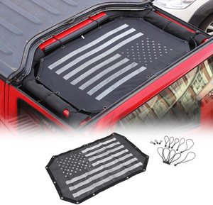 Mesh Sunshade UV Protection 2 Door Durable Polyester Top Roof <strong>Cover</strong> for <strong>Jeep</strong> Wrangler JK - Product Image 2