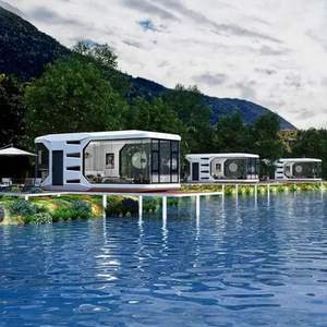 Casas Modulares de Panel Sándwich de Ensamblaje Rápido, Suministro de Fábrica, Espacio de Oficina, Hotel Cápsula Inteligente, <span class=keywords><strong>Alquiler</strong></span> de Vivienda, Modernas, de Lujo y Transpirables - Product Image 2