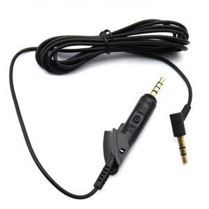 Cavo di prolunga Audio di ricambio, cavo <span class=keywords><strong>Cypher</strong></span>.V solo per cuffie silenziose QC15 con microfono in linea (nero) - Product Image 6