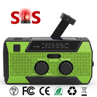 Radio AM FM NOAA para la Temporada de Huracanes, 5000 mAh, Energía Solar, Alarma SOS, Linterna LED, Kit de Preparación para Desastres