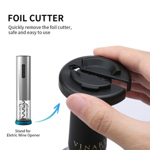 Sacacorchos Eléctrico de Acero Inoxidable, Abridor de Botellas de Vino Automático Recargable, Ideal para Regalo - Product Image 3
