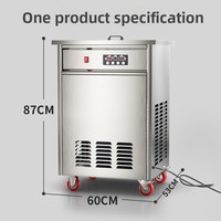 Nieuwe commerciële ijslollymachine, roterende ijslollystokjesmachine