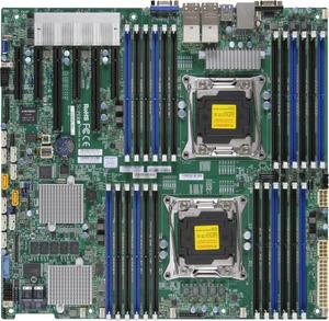 Supermicro-Enchufe doble R3(LGA 2011), compatible con <span class=keywords><strong>Intel</strong></span> <span class=keywords><strong>Xeon</strong></span> <span class=keywords><strong>V4</strong></span>/v3,<span class=keywords><strong>Intel</strong></span> C612,DDR4,2PCI-E 3,0x16,3PCI-E 3,0x8, LAN, 1, 2 puertos, 2 puertos, 1 unidad, 1 unidad - Product Image 1