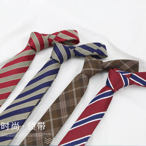 Cravates à carreaux Jk Dk de la marque Tiyo, style formel anti-boulochage, style universitaire, mode japonaise, parfaites pour assortir aux chemises, option cadeau - Product Image 2