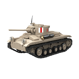 Tanque de infantería británico Mark II Valentine - Juguete de ensamblaje para niños, regalo educativo y pieza decorativa - Product Image 1