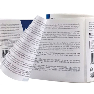 Étiquettes BOPP personnalisées en usine avec couche pelable, autocollant pour livret, étiquettes papier multi-pages imperméables avec livraison rapide - Product Image 4